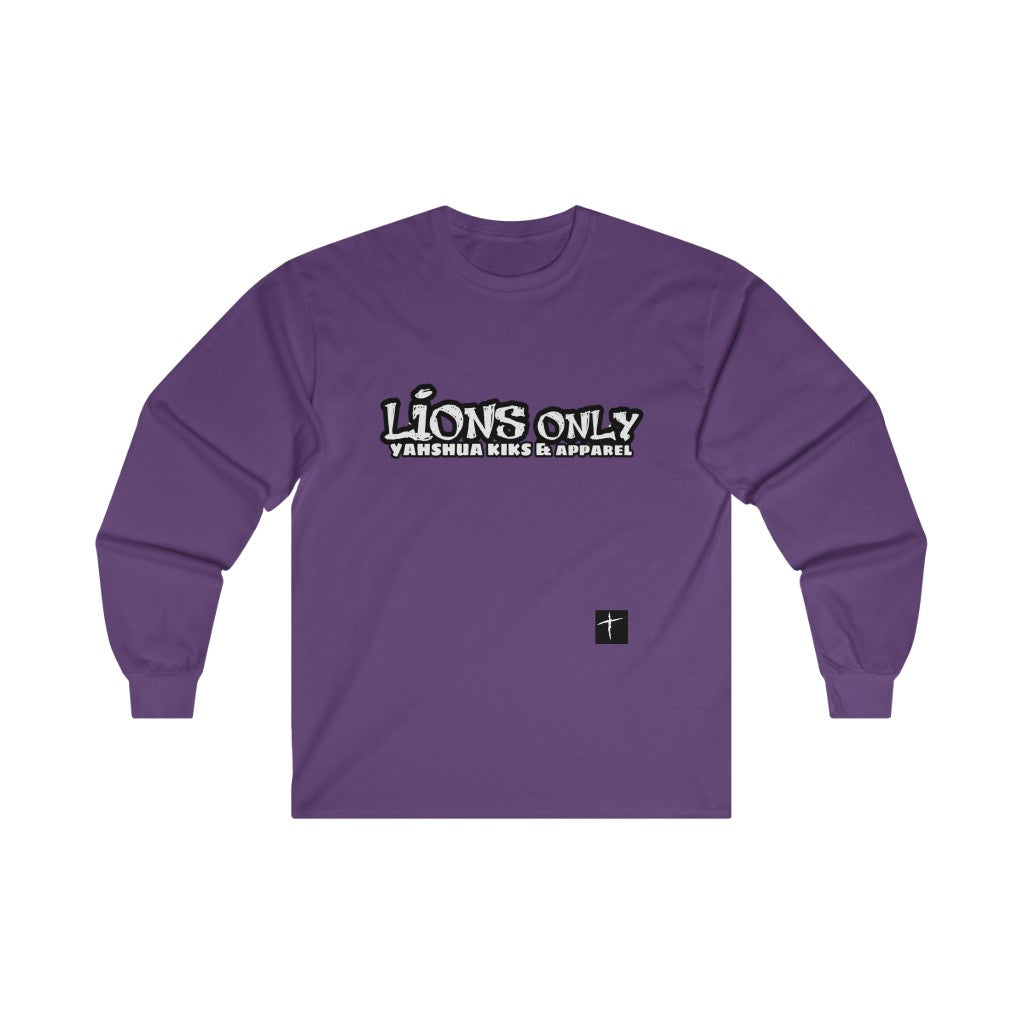 1B. Lions only Cotton Long Sleeve T-Shirt