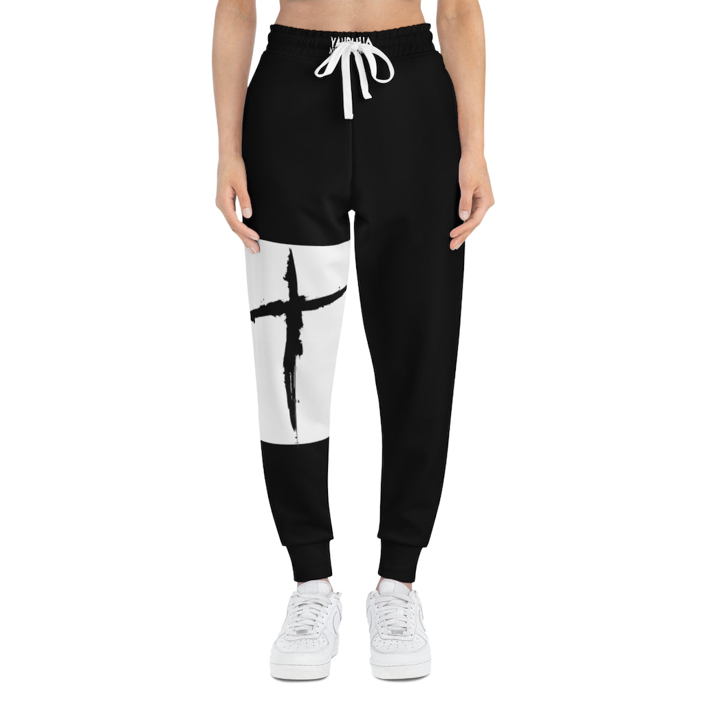 1C. Yahshua cross Joggers (BLK)