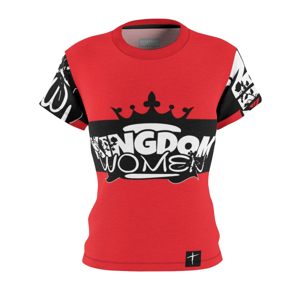 2B. Kingdom Women Jersey style T-Shirt (RED)