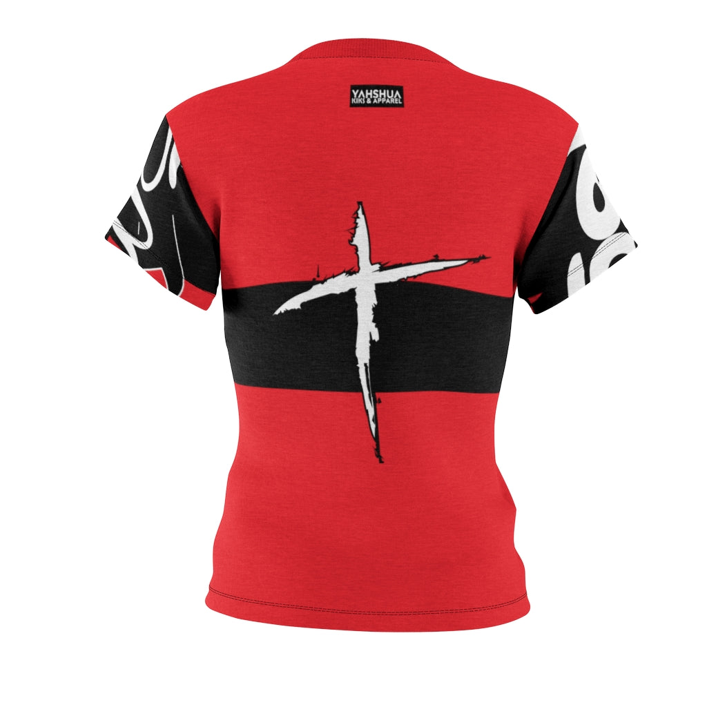 2B. Kingdom Women Jersey style T-Shirt (RED)