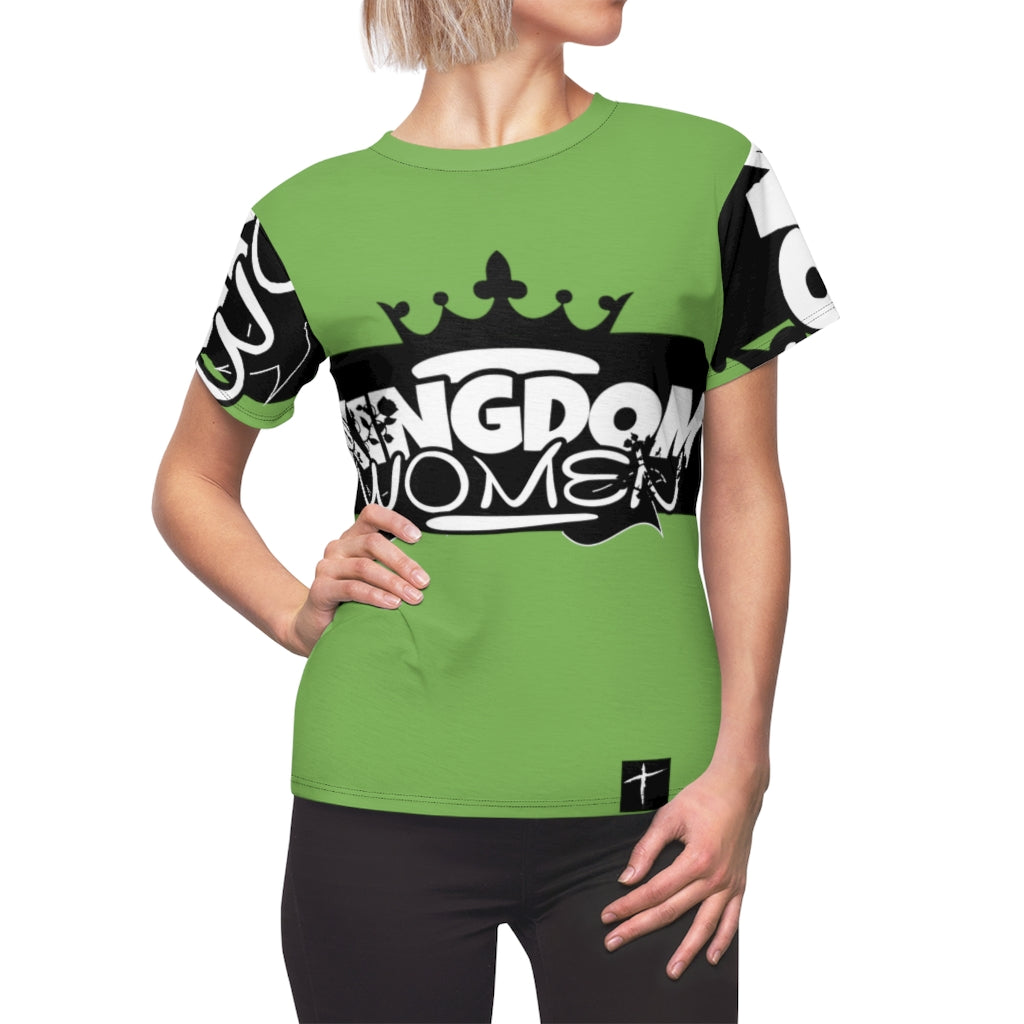 2B. Kingdom Women Jersey style T-Shirt (LIME)