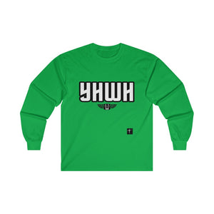 1B. YHWH Cotton Long Sleeve T-Shirt