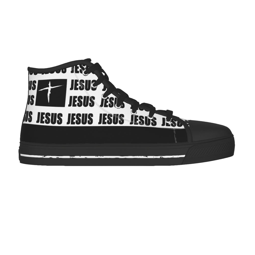 1.2aaa. Women Jesus Canvas Sneakers WB