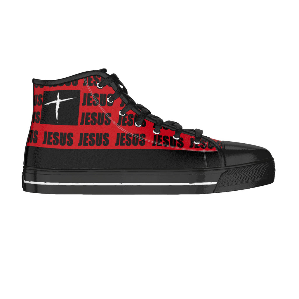 1.2aa. Men's Jesus Canvas Sneakers RB
