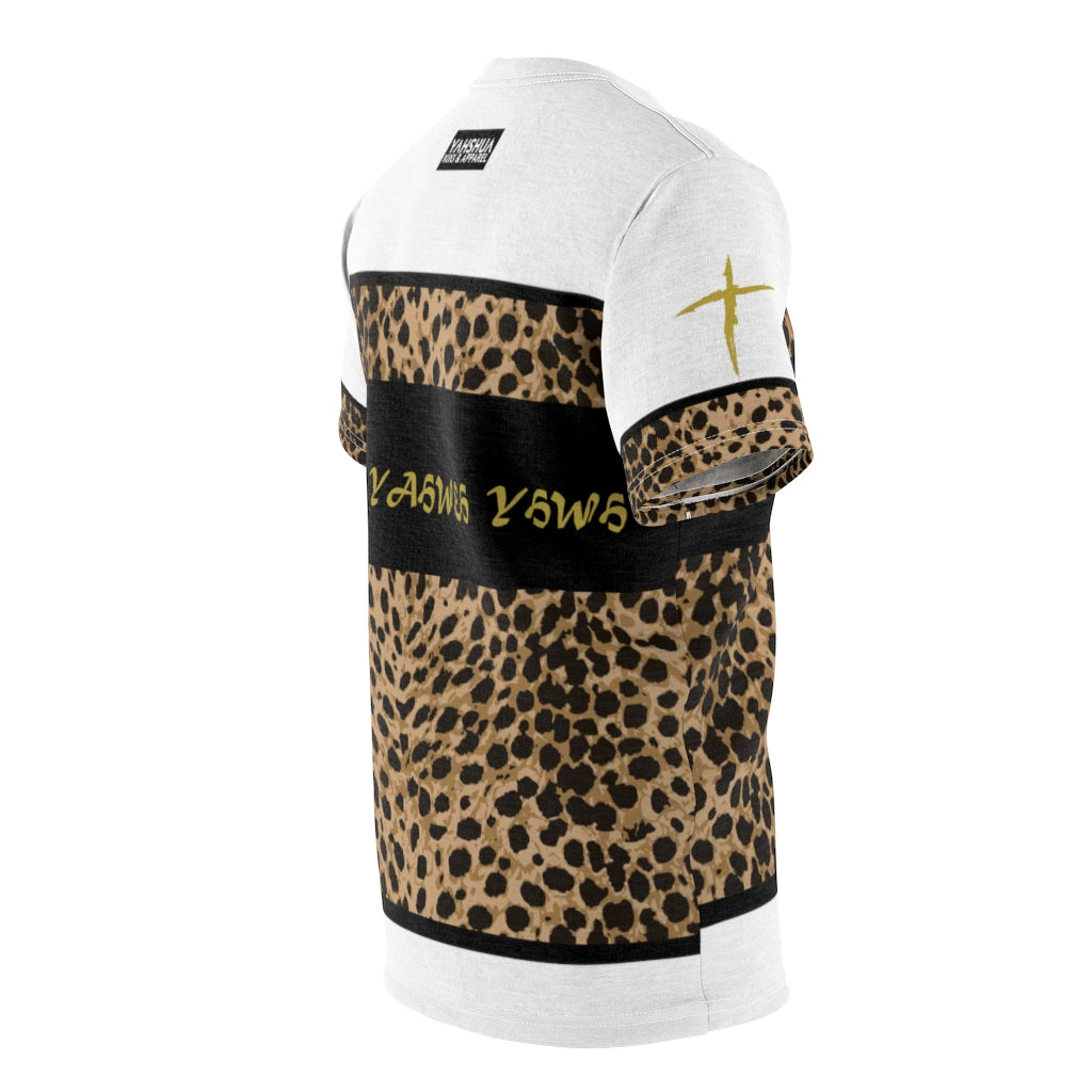 1B. Yahweh Leopard Jersey style T-Shirt (WL)