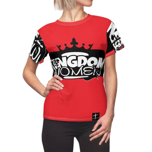 2B. Kingdom Women Jersey style T-Shirt (RED)