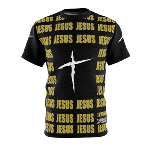 1B. JESUS Jersey style T-Shirt (GOLD)