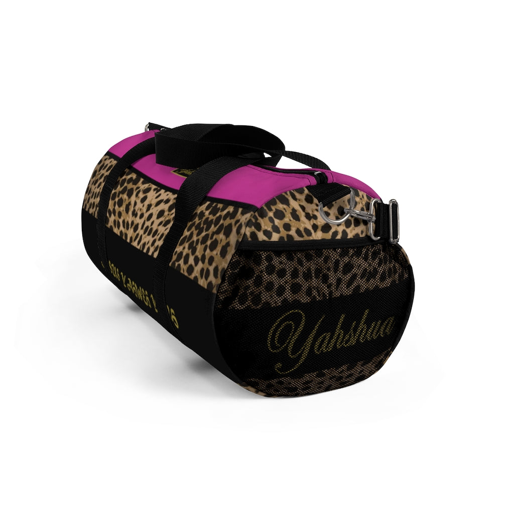 5D. Yahweh Leopard Duffel Bag (P)