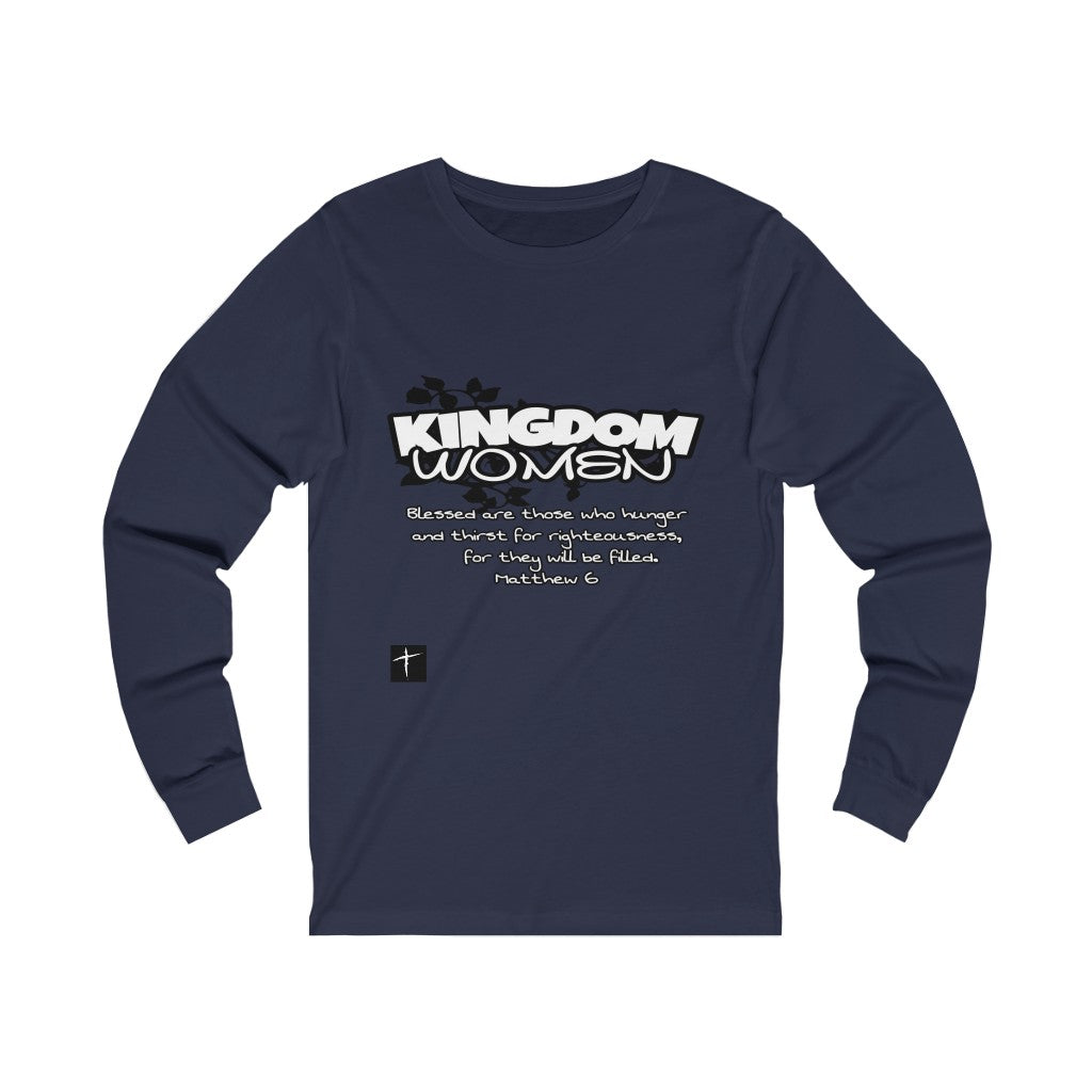 2B. Kingdom Women Long Sleeve Cotton T-Shirt