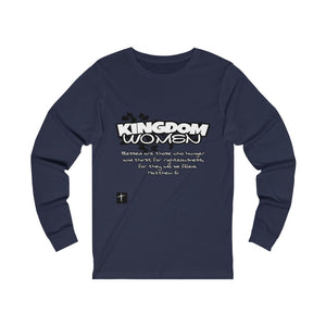 2B. Kingdom Women Long Sleeve Cotton T-Shirt