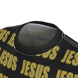 1B. JESUS Jersey style T-Shirt (GOLD)