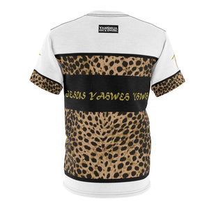 1B. Yahweh Leopard Jersey style T-Shirt (WL)