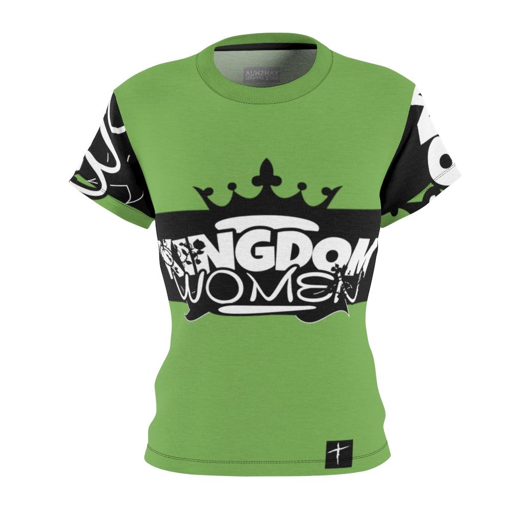 2B. Kingdom Women Jersey style T-Shirt (LIME)