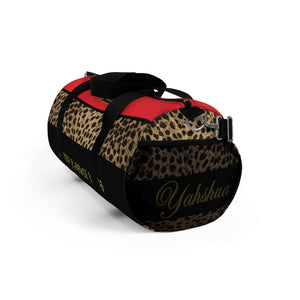 5D. Yahweh Leopard Duffel Bag (R)