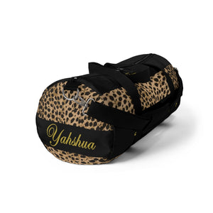 5D. Yahweh Leopard Duffel Bag (B)