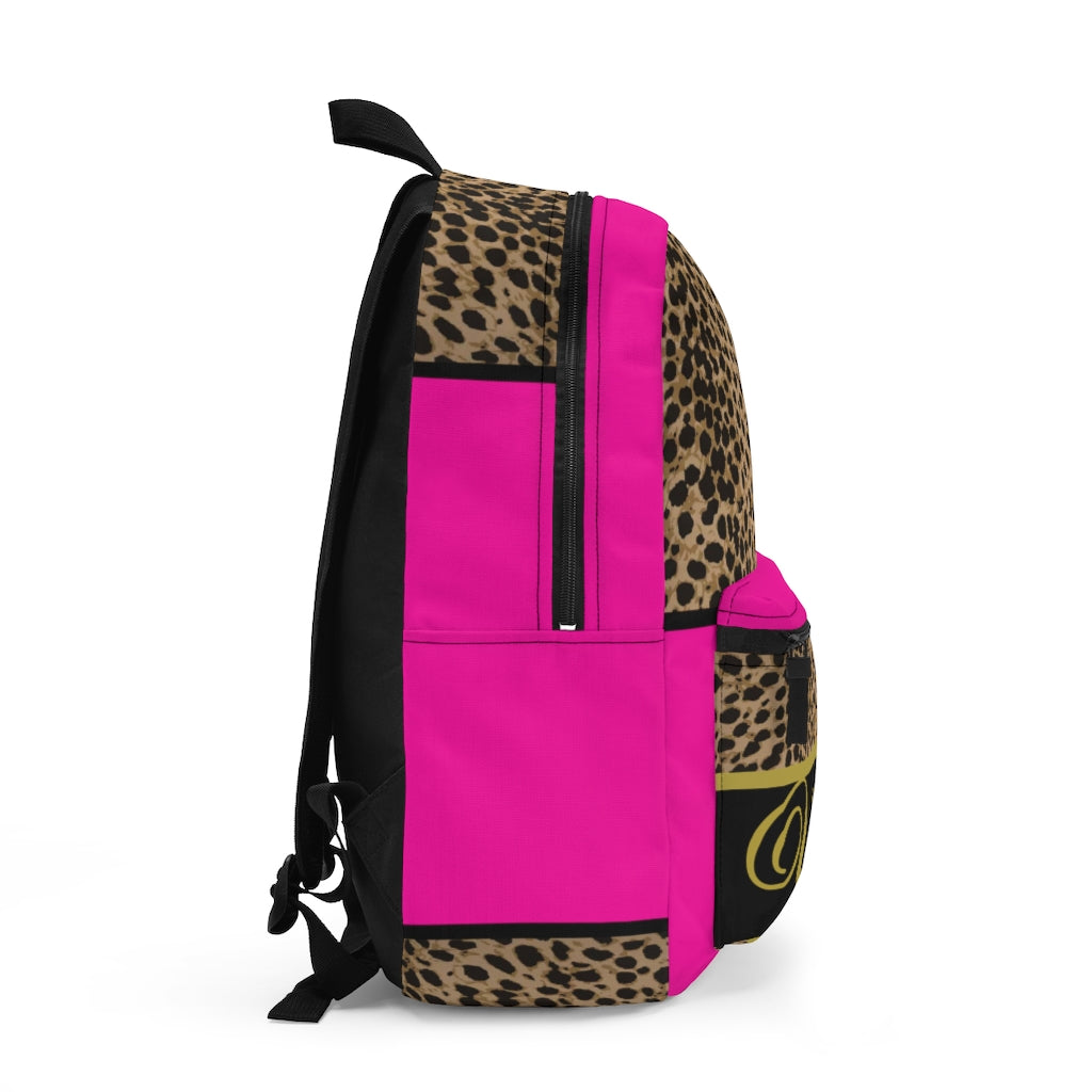 4D. Yahweh Leopard Bookbag (P)