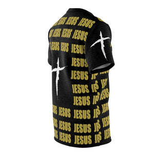 1B. JESUS Jersey style T-Shirt (GOLD)