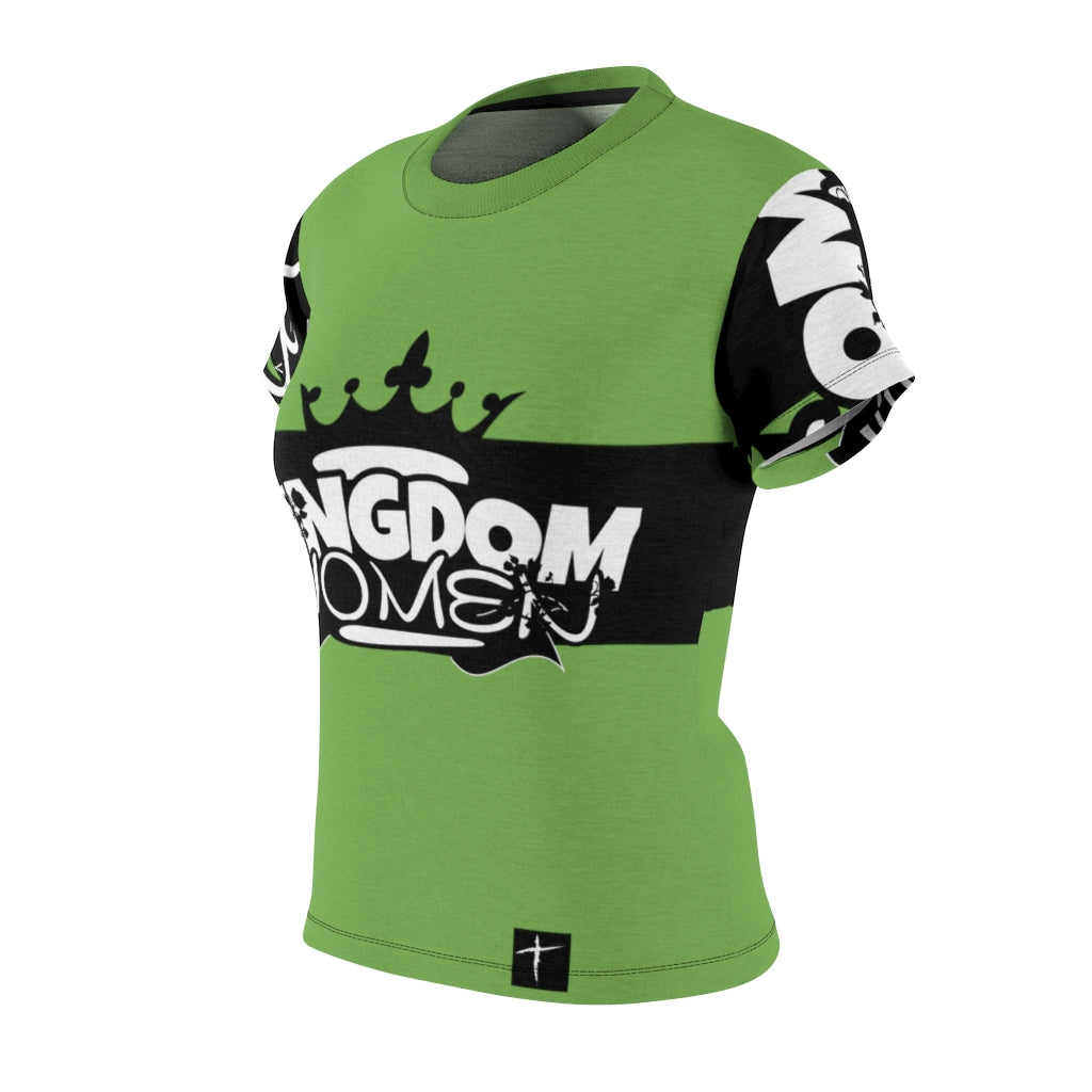 2B. Kingdom Women Jersey style T-Shirt (LIME)