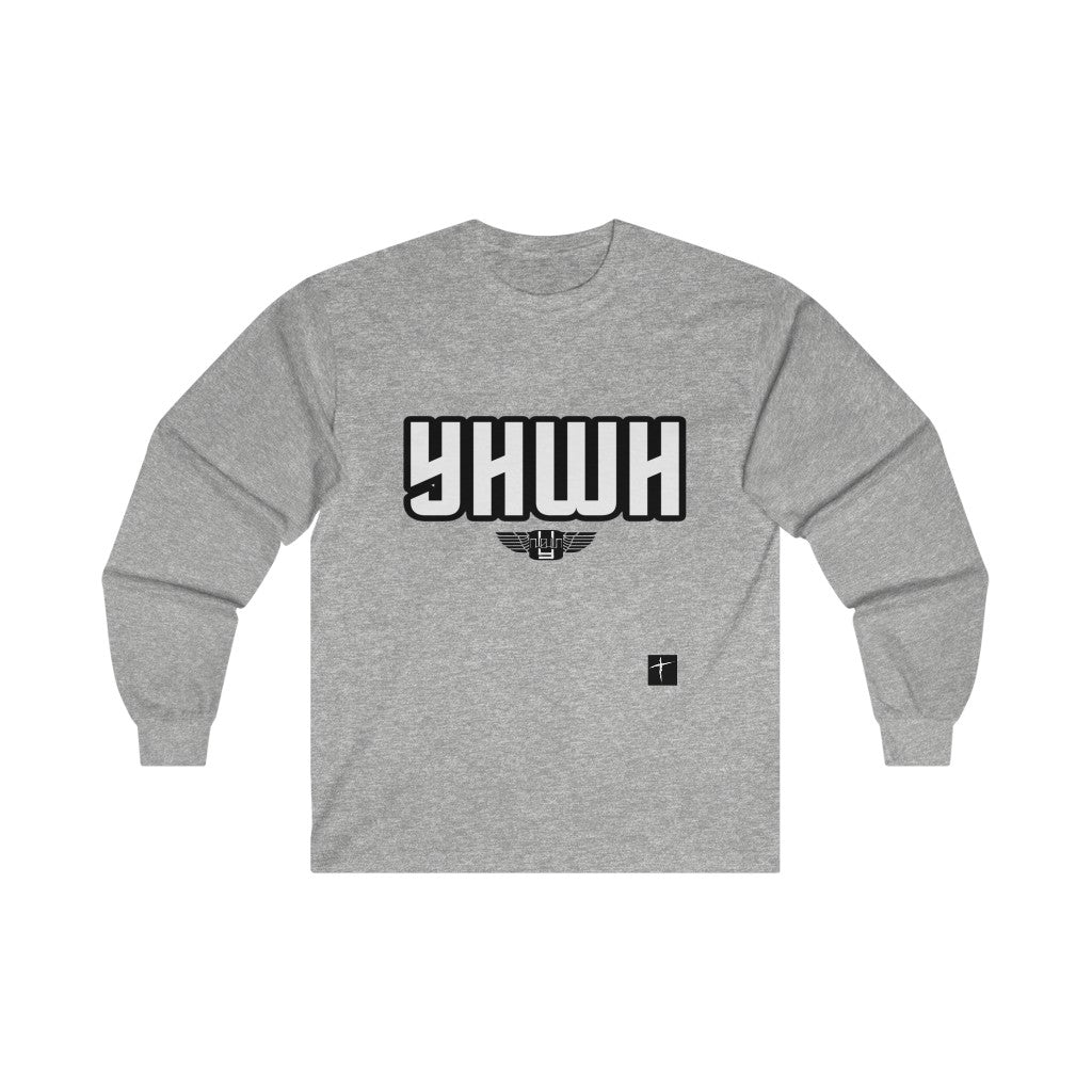1B. YHWH Cotton Long Sleeve T-Shirt