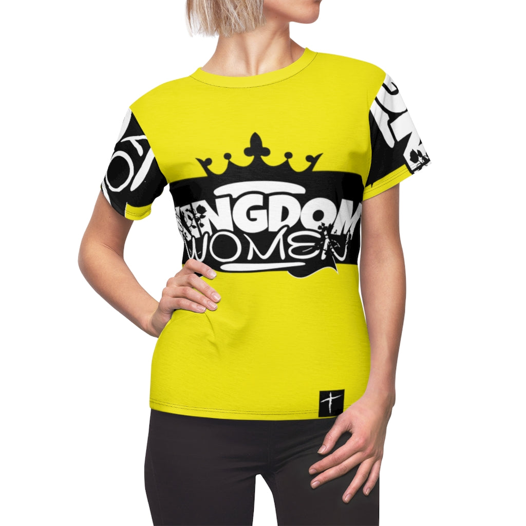 2B. Kingdom Women Jersey style T-Shirt (YLW)