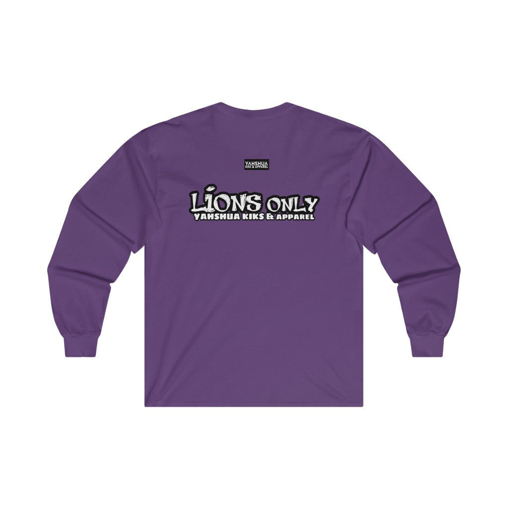 1B. Lions only Cotton Long Sleeve T-Shirt