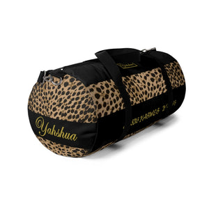 5D. Yahweh Leopard Duffel Bag (B)