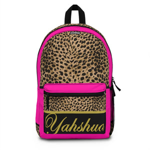 4D. Yahweh Leopard Bookbag (P)