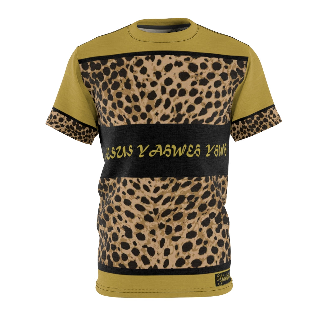 1B. Yahweh Leopard Jersey style T-Shirt (G)