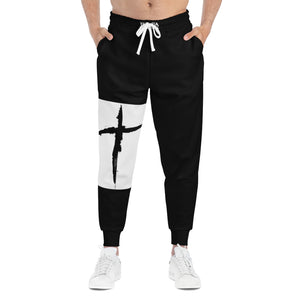 1C. Yahshua cross Joggers (BLK)