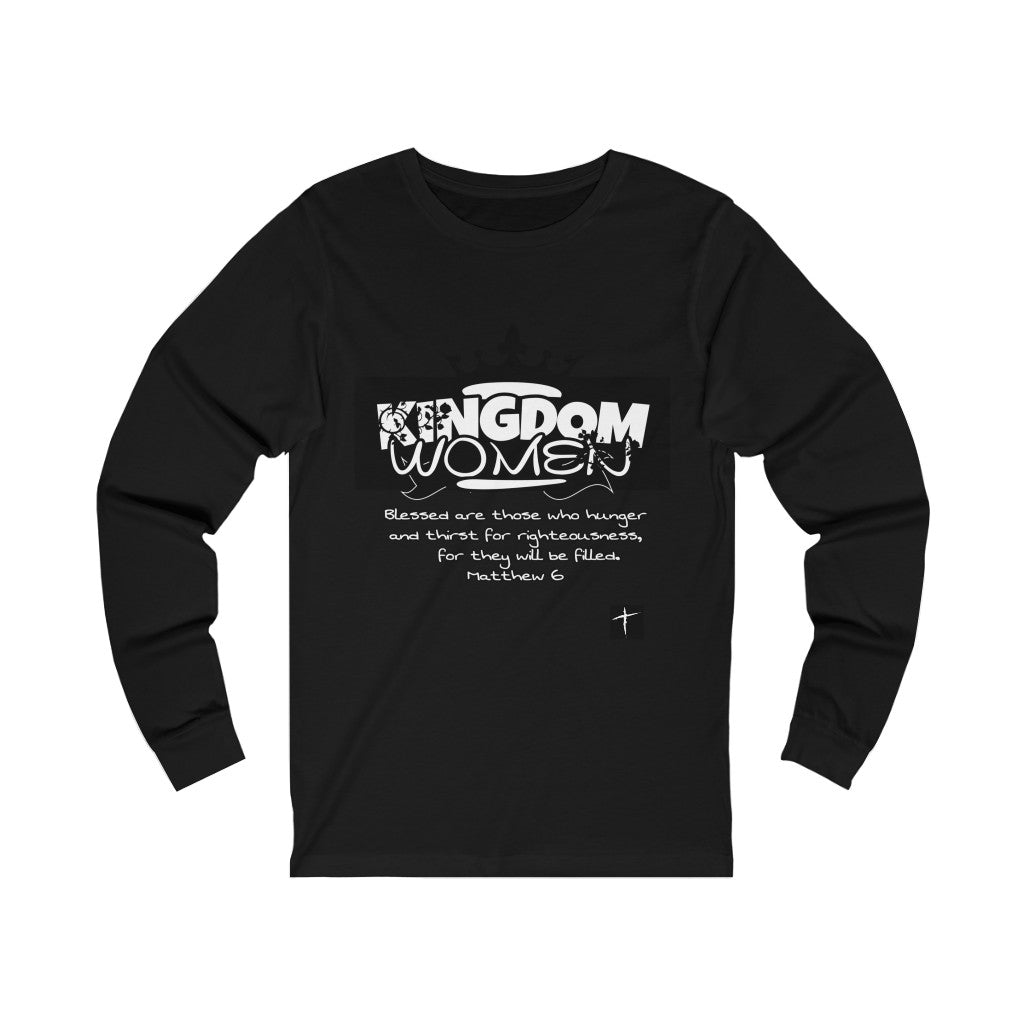 2B. Kingdom Women Long Sleeve Cotton T-Shirt