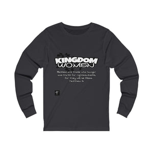 2B. Kingdom Women Long Sleeve Cotton T-Shirt