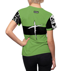 2B. Kingdom Women Jersey style T-Shirt (LIME)