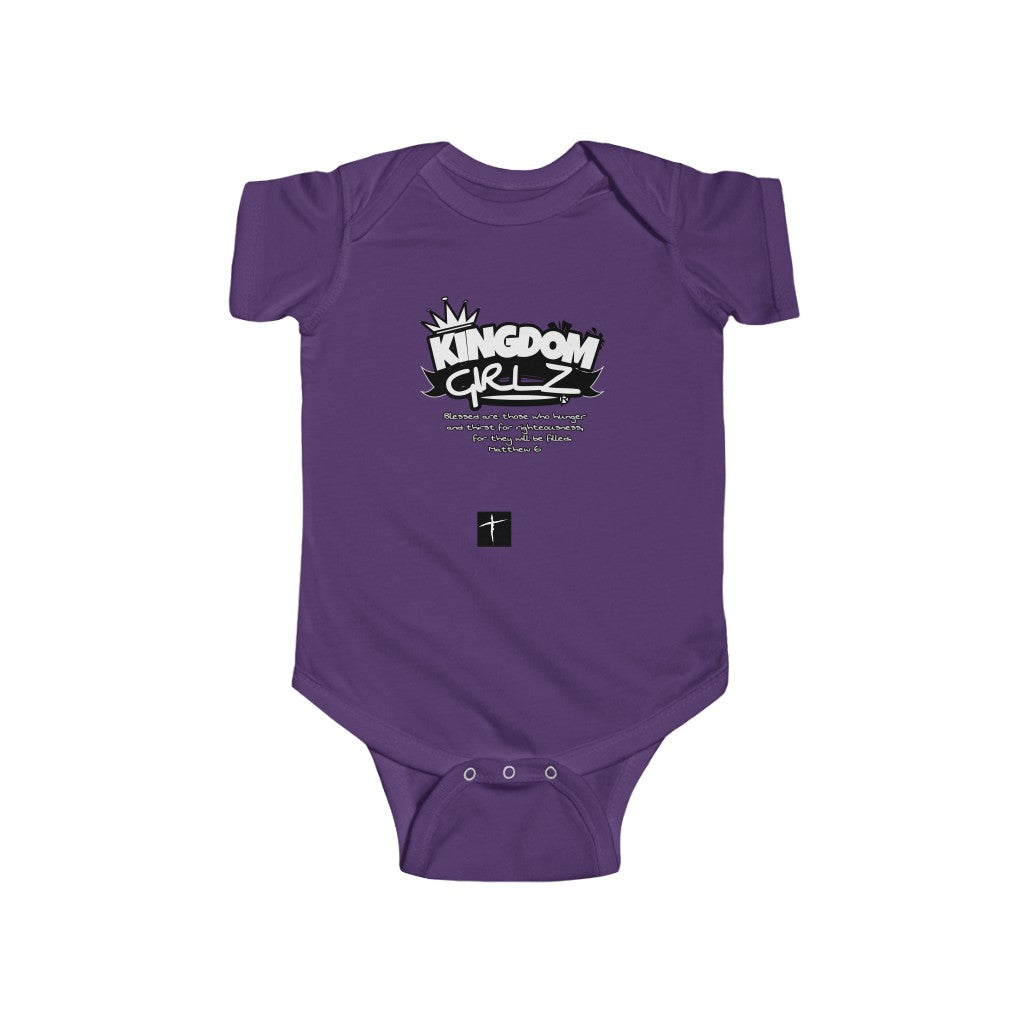 2D. Kingdom Girlz Infant Fine Jersey Bodysuit