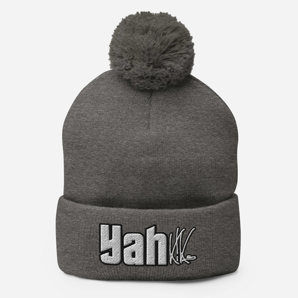 4C. YahKiKs Pom Beanie