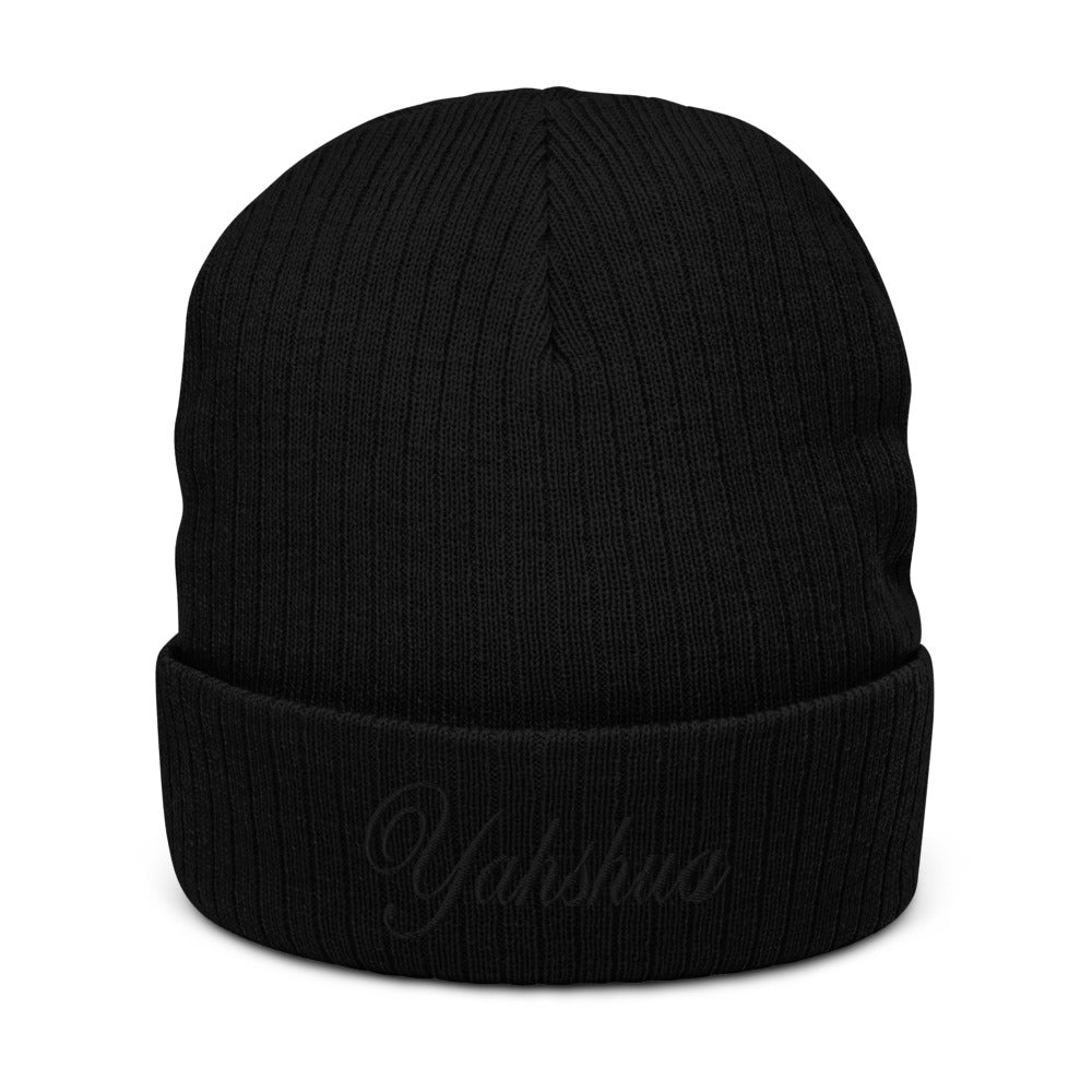 4C. Yahshua Cuffed beanie (B)